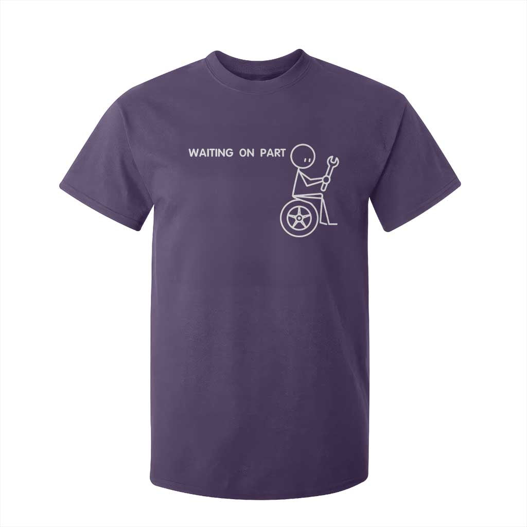 Waiting On Parts Funny Mechanic T Shirt For Kid Car Technician Auto Repair Life