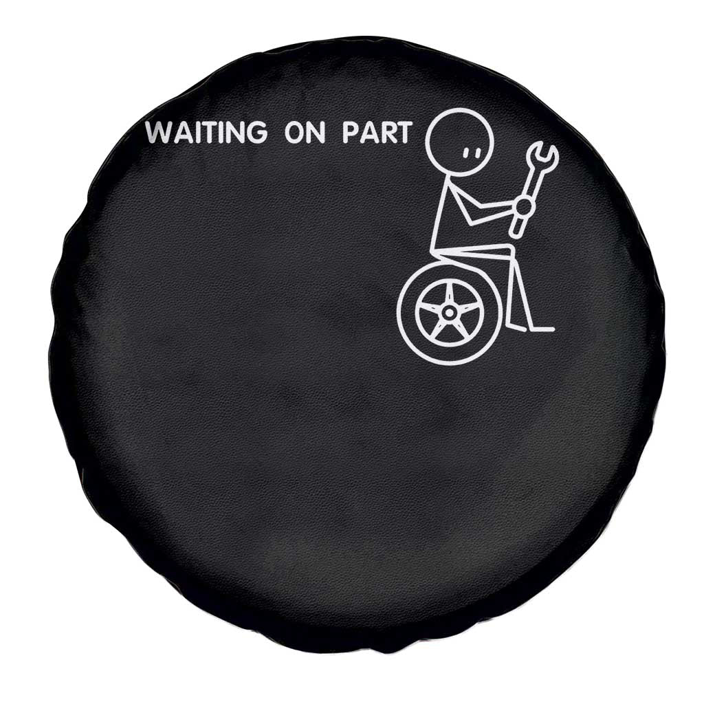 Waiting On Parts Funny Mechanic Spare Tire Cover Car Technician Auto Repair Life