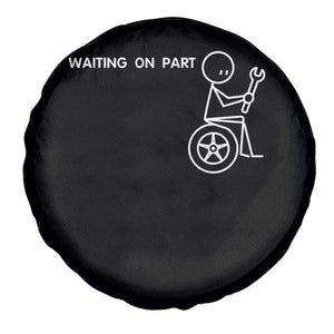 Waiting On Parts Funny Mechanic Spare Tire Cover Car Technician Auto Repair Life