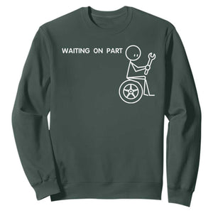 Waiting On Parts Funny Mechanic Sweatshirt Car Technician Auto Repair Life