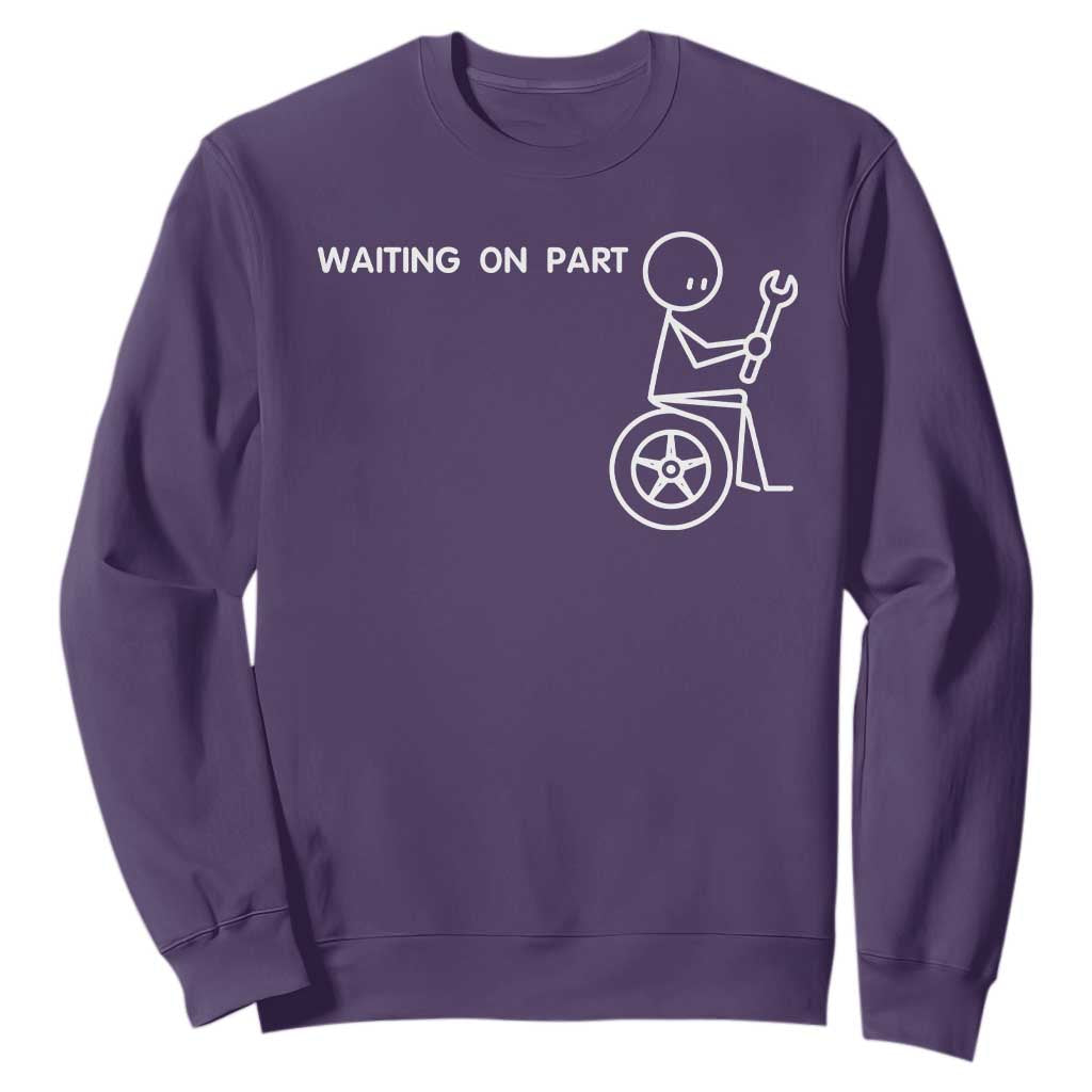 Waiting On Parts Funny Mechanic Sweatshirt Car Technician Auto Repair Life