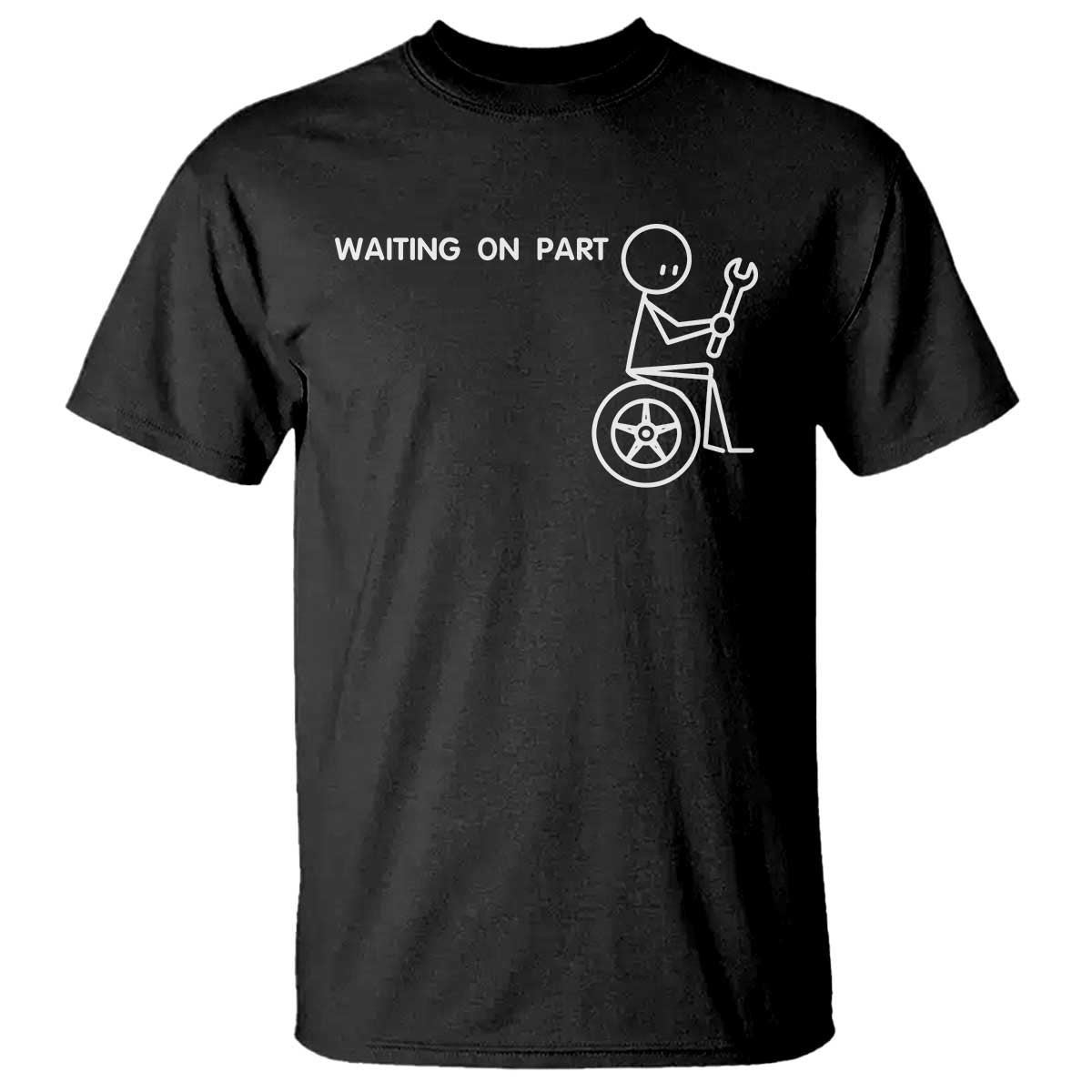 Waiting On Parts Funny Mechanic T Shirt Car Technician Auto Repair Life TS11 Black Print Your Wear