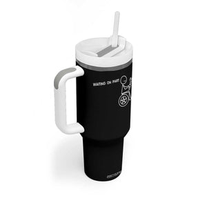 Waiting On Parts Funny Mechanic Tumbler With Handle Car Technician Auto Repair Life