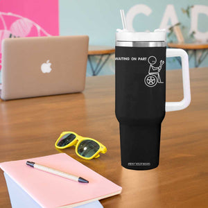 Waiting On Parts Funny Mechanic Tumbler With Handle Car Technician Auto Repair Life