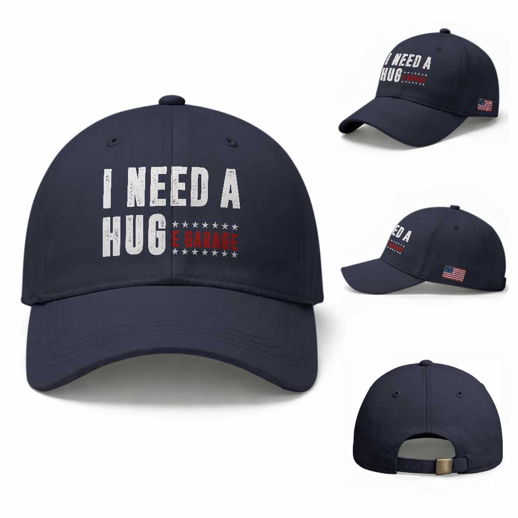 I Need A Huge Garage Funny Mechanic Baseball Cap Car Enthusiast