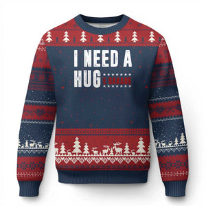 I Need A Huge Garage Funny Mechanic Ugly Christmas Sweater Car Enthusiast