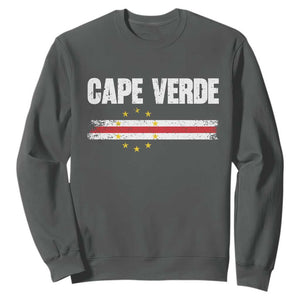 Cape Verde Pride Vintage Cape Verdean Flag 10 Stars Sweatshirt