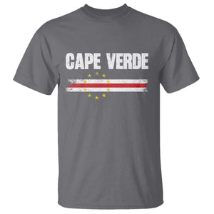 Cape Verde Pride Vintage Cape Verdean Flag 10 Stars T Shirt