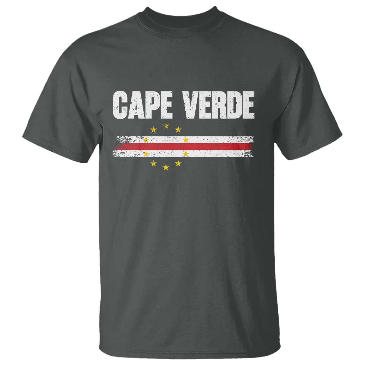 Cape Verde Pride Vintage Cape Verdean Flag 10 Stars T Shirt