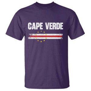 Cape Verde Pride Vintage Cape Verdean Flag 10 Stars T Shirt