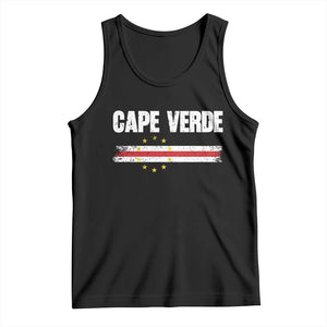Cape Verde Pride Vintage Cape Verdean Flag 10 Stars Tank Top
