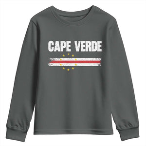 Cape Verde Pride Vintage Cape Verdean Flag 10 Stars Youth Sweatshirt