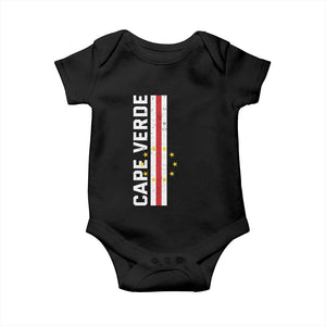 Cabo Verde Pride Vintage Jersey Cape Verdean Flag Baby Onesie