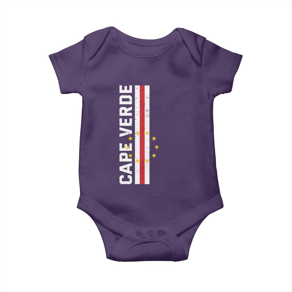 Cabo Verde Pride Vintage Jersey Cape Verdean Flag Baby Onesie