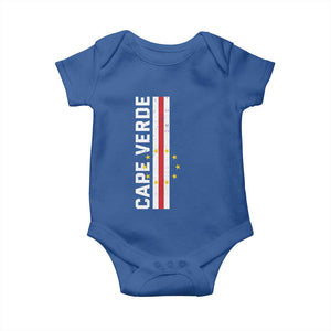 Cabo Verde Pride Vintage Jersey Cape Verdean Flag Baby Onesie