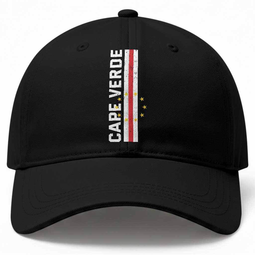 Cabo Verde Pride Vintage Jersey Cape Verdean Flag Baseball Cap TS11 Print Your Wear