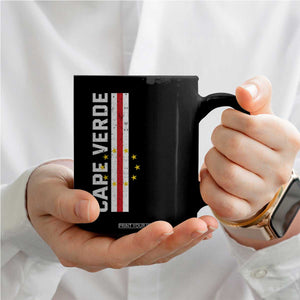 Cabo Verde Pride Vintage Jersey Cape Verdean Flag Coffee Mug