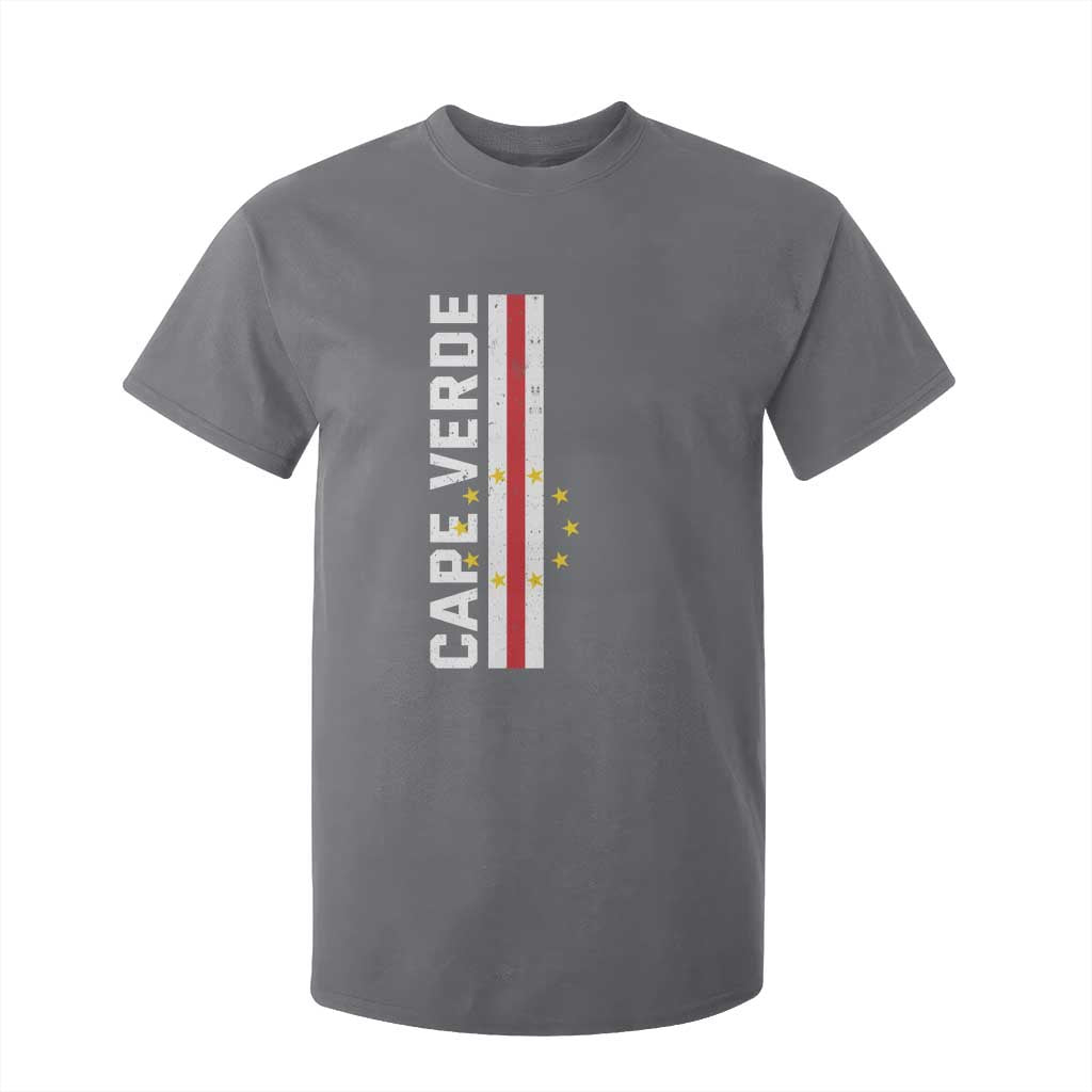 Cabo Verde Pride Vintage Jersey Cape Verdean Flag T Shirt For Kid