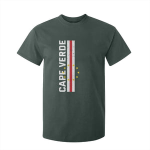Cabo Verde Pride Vintage Jersey Cape Verdean Flag T Shirt For Kid