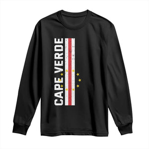 Cabo Verde Pride Vintage Jersey Cape Verdean Flag Long Sleeve Shirt