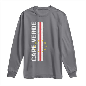 Cabo Verde Pride Vintage Jersey Cape Verdean Flag Long Sleeve Shirt