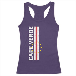 Cabo Verde Pride Vintage Jersey Cape Verdean Flag Racerback Tank Top