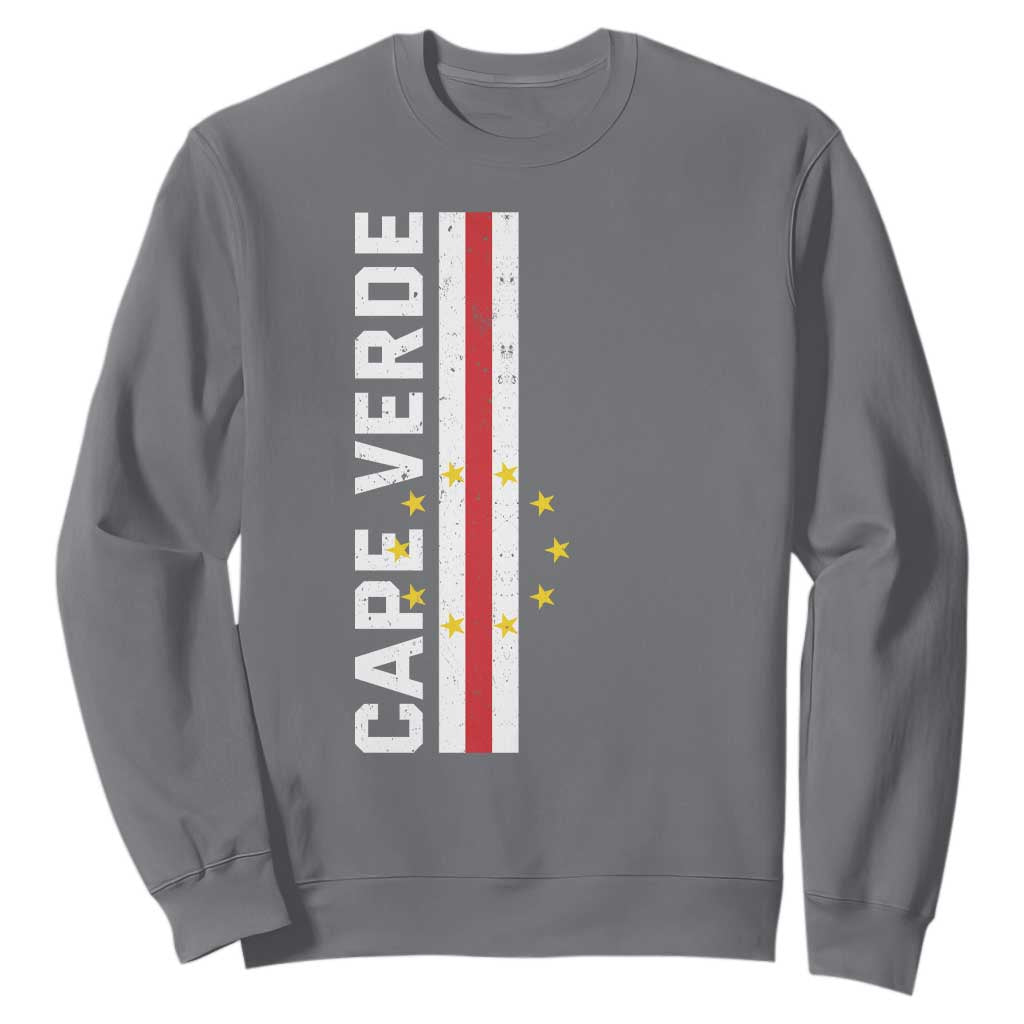 Cabo Verde Pride Vintage Jersey Cape Verdean Flag Sweatshirt
