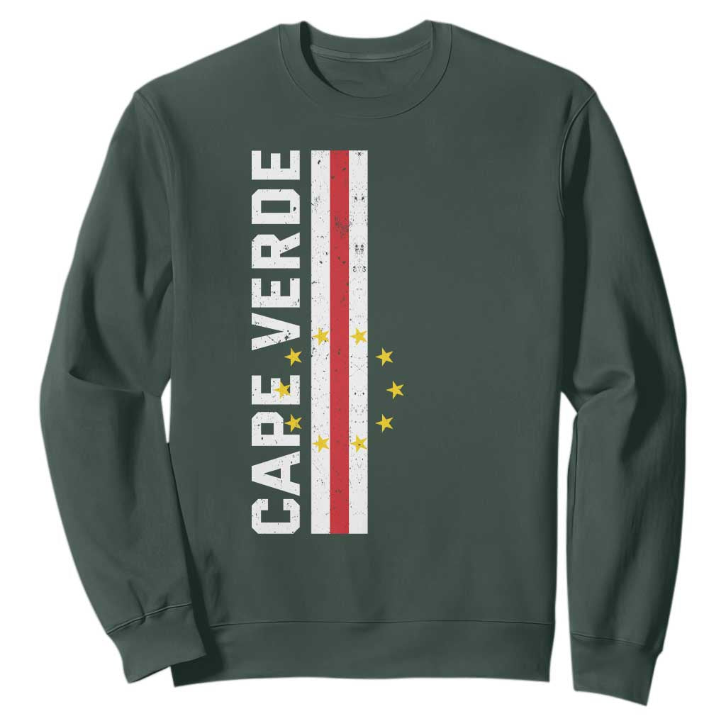 Cabo Verde Pride Vintage Jersey Cape Verdean Flag Sweatshirt