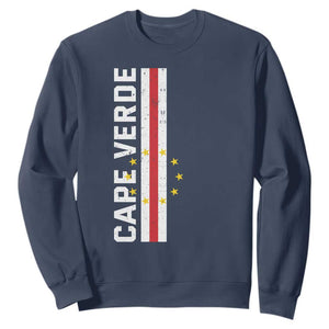 Cabo Verde Pride Vintage Jersey Cape Verdean Flag Sweatshirt