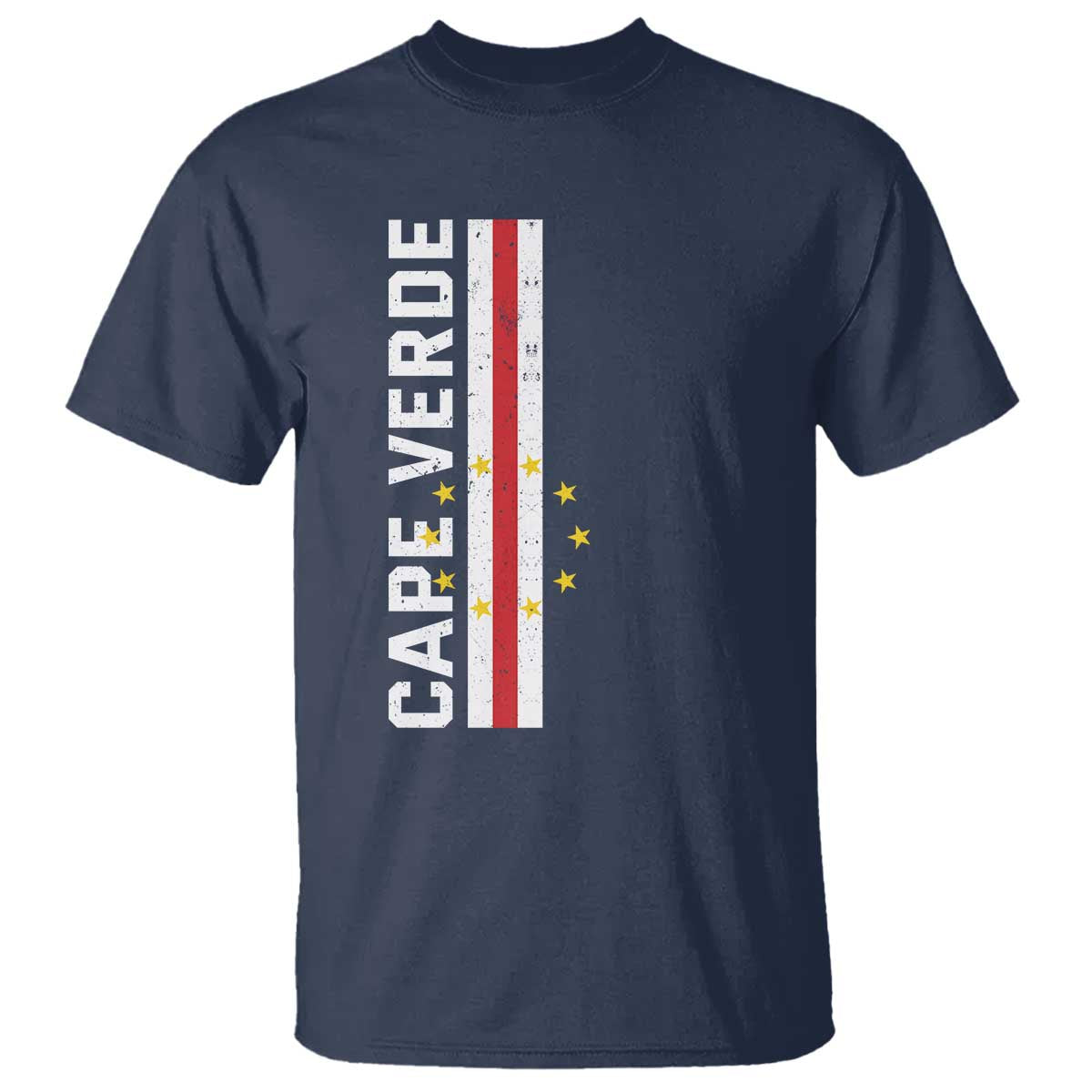 Cabo Verde Pride Vintage Jersey Cape Verdean Flag T Shirt