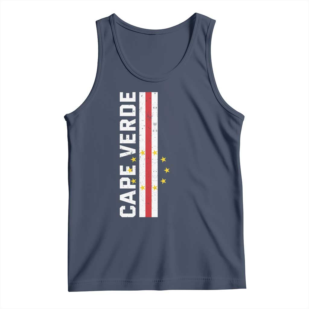 Cabo Verde Pride Vintage Jersey Cape Verdean Flag Tank Top