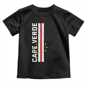 Cabo Verde Pride Vintage Jersey Cape Verdean Flag Toddler T Shirt