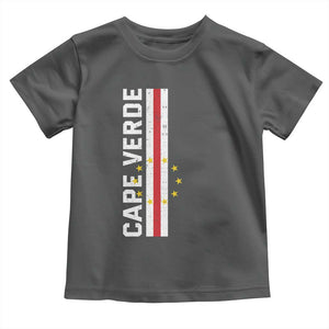 Cabo Verde Pride Vintage Jersey Cape Verdean Flag Toddler T Shirt