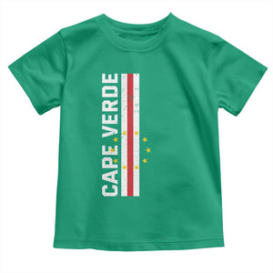 Cabo Verde Pride Vintage Jersey Cape Verdean Flag Toddler T Shirt