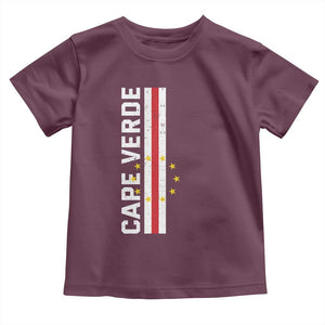 Cabo Verde Pride Vintage Jersey Cape Verdean Flag Toddler T Shirt
