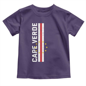 Cabo Verde Pride Vintage Jersey Cape Verdean Flag Toddler T Shirt