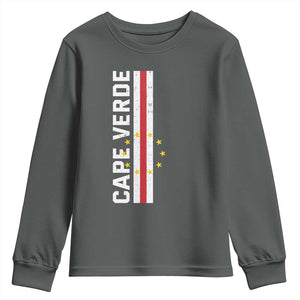 Cabo Verde Pride Vintage Jersey Cape Verdean Flag Youth Sweatshirt