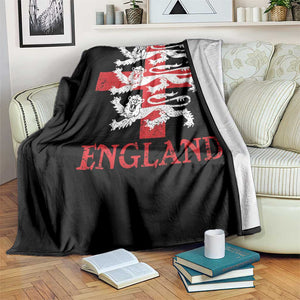 England Three Lions Symbol English Pride Souvenir Throw Blanket