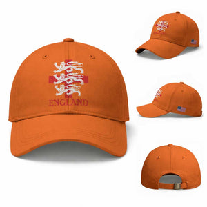 England Three Lions Symbol English Pride Souvenir Baseball Cap