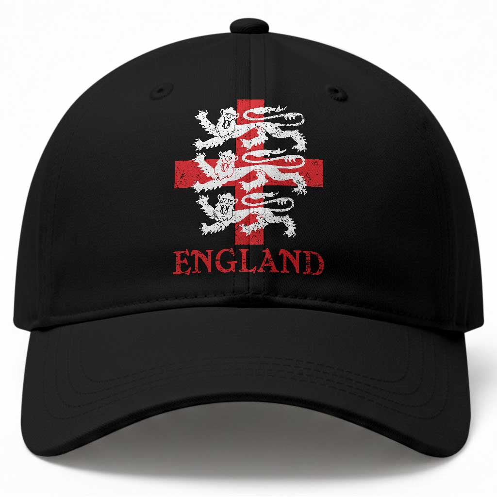 England Three Lions Symbol English Pride Souvenir Baseball Cap TS11 Print Your Wear