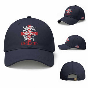 England Three Lions Symbol English Pride Souvenir Baseball Cap
