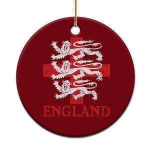 England Three Lions Symbol English Pride Souvenir Ceramic Ornament