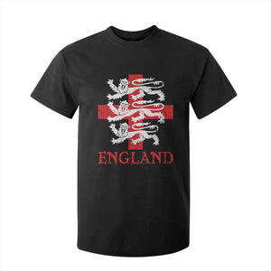 England Three Lions Symbol English Pride Souvenir T Shirt For Kid