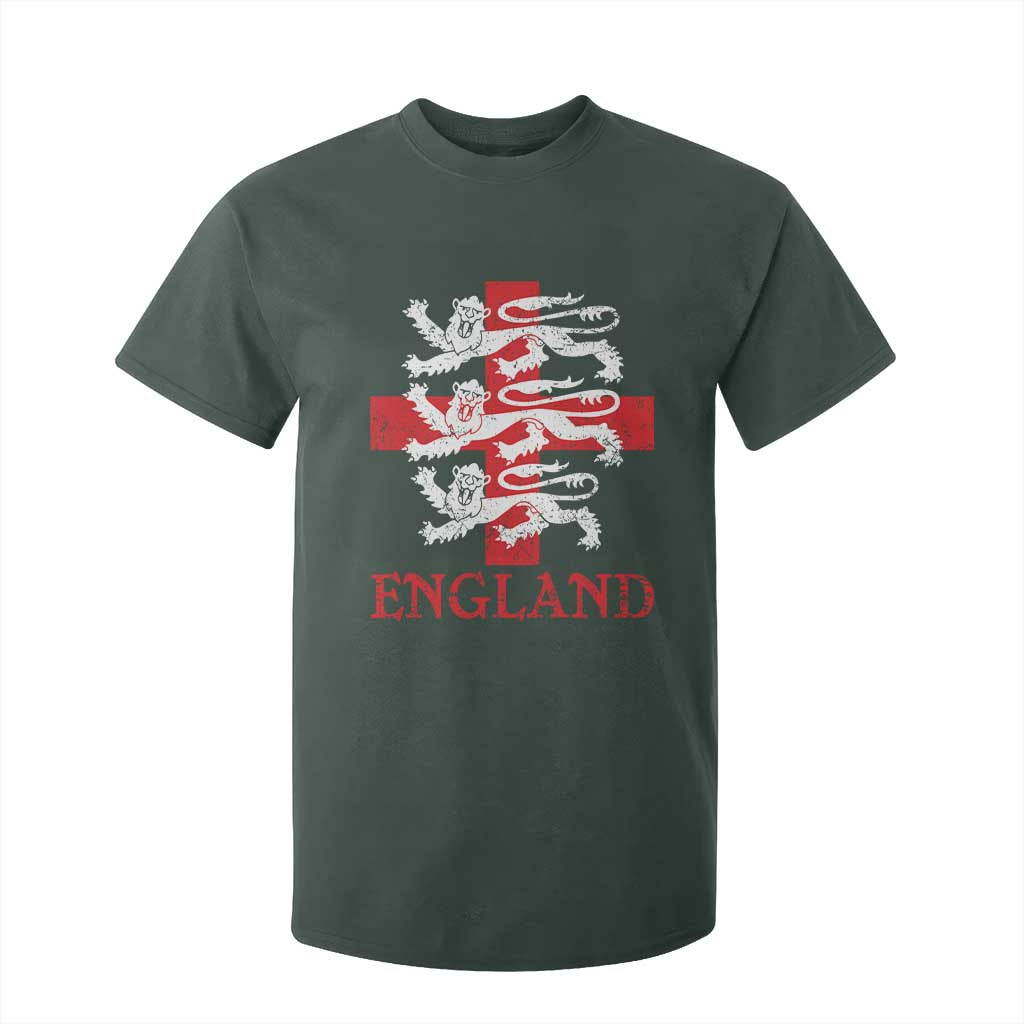England Three Lions Symbol English Pride Souvenir T Shirt For Kid