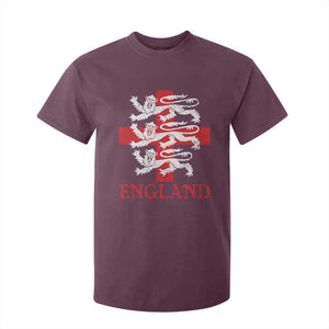 England Three Lions Symbol English Pride Souvenir T Shirt For Kid