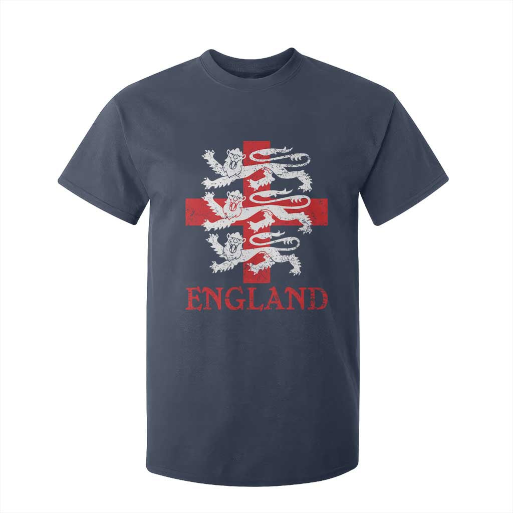 England Three Lions Symbol English Pride Souvenir T Shirt For Kid