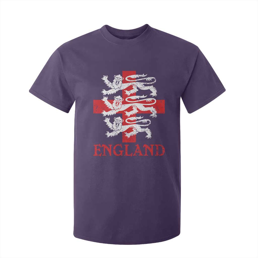 England Three Lions Symbol English Pride Souvenir T Shirt For Kid