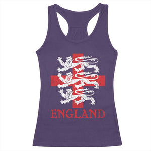 England Three Lions Symbol English Pride Souvenir Racerback Tank Top
