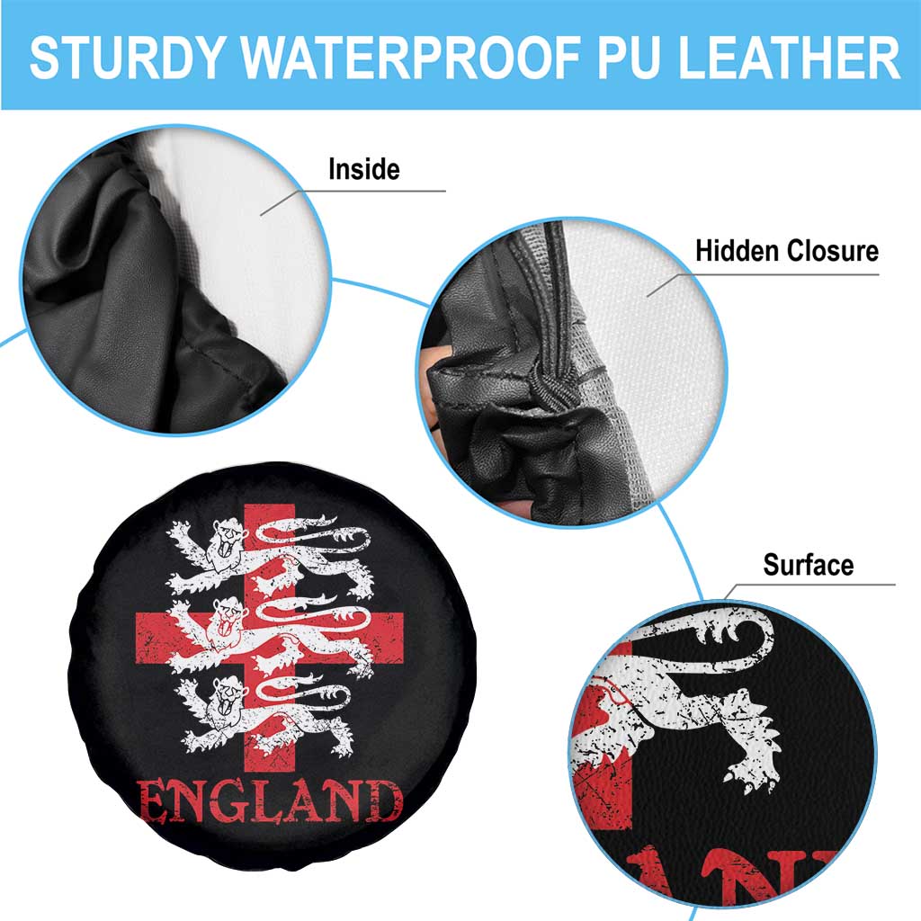 England Three Lions Symbol English Pride Souvenir Spare Tire Cover