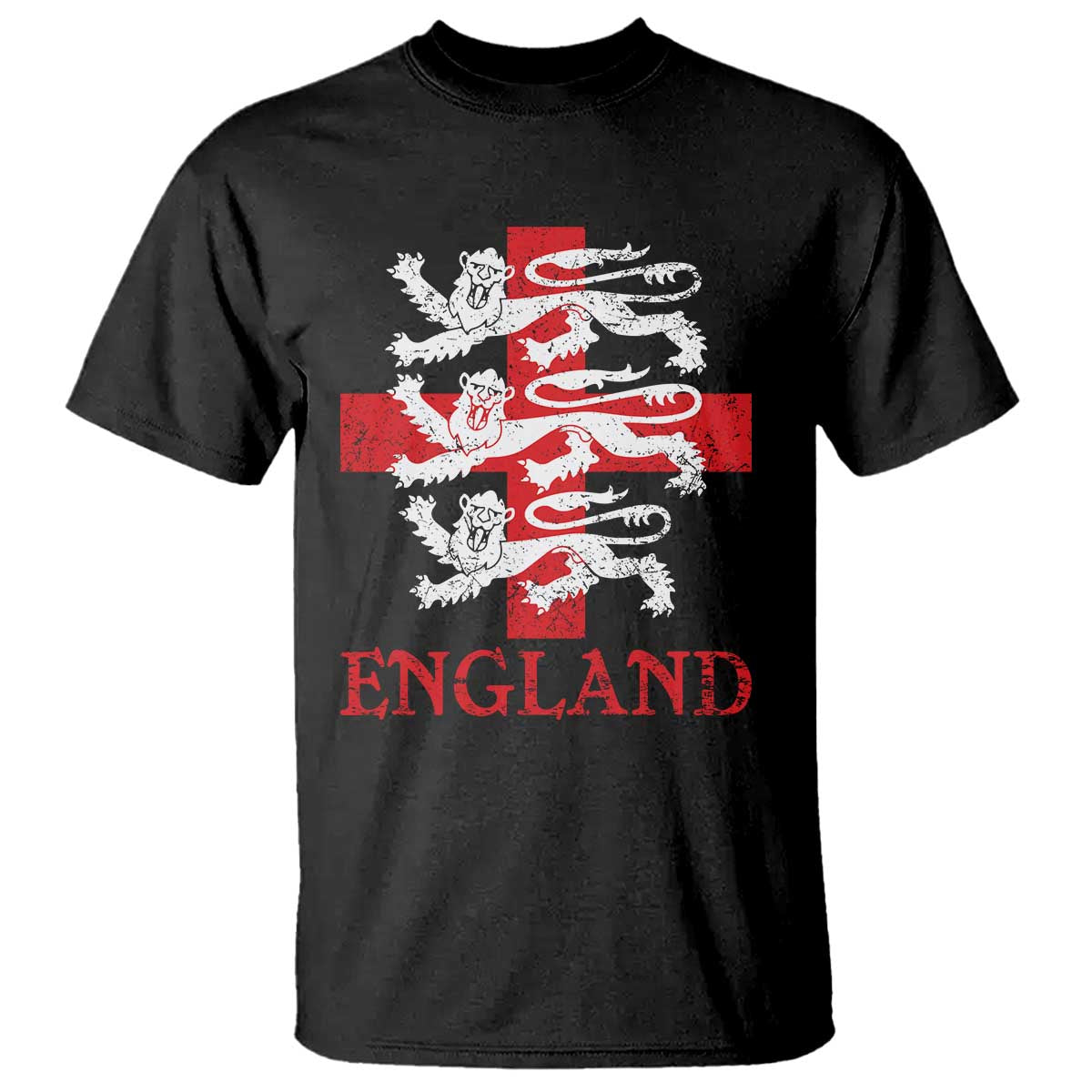 England Three Lions Symbol English Pride Souvenir T Shirt